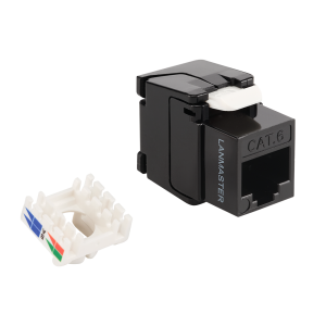 Модуль Keystone ToolLess, RJ45, неэкранированный, кат.6, без шторки, 180 градусов